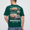 Camiseta curta com estampa gráfica da Ford Heavyweight