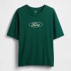 Camiseta curta com estampa gráfica da Ford Heavyweight