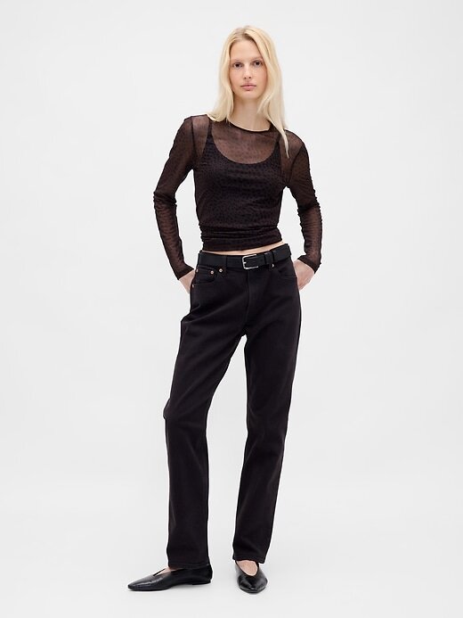 Camiseta curta de malha Camiseta curta de malha