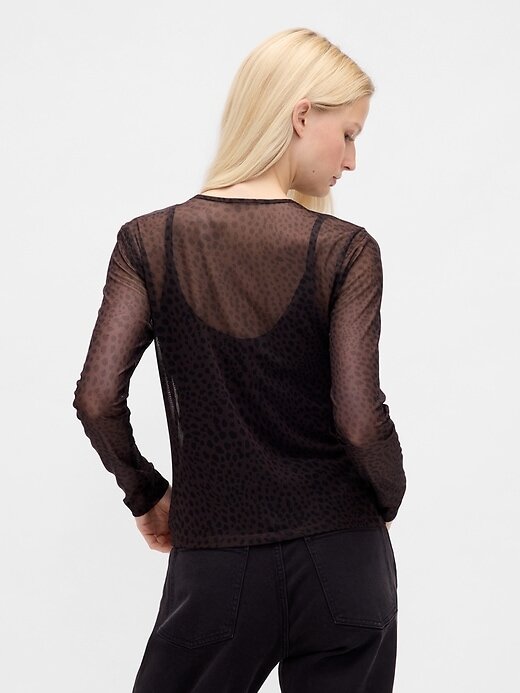 Camiseta curta de malha Camiseta curta de malha