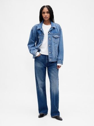 Camiseta curta oversized de algodão Supima®