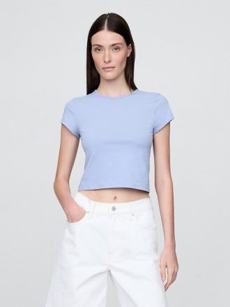 Camiseta de algodão para bebê