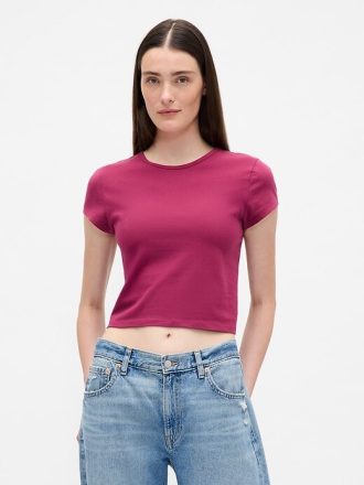 Camiseta de algodão para bebê