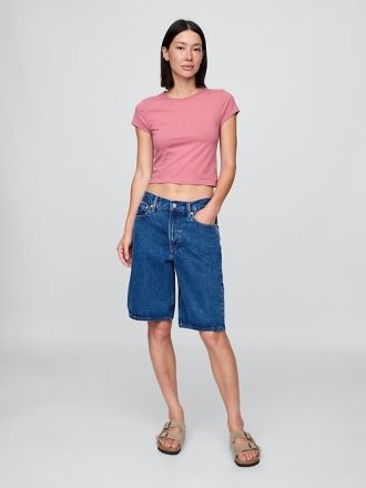 Camiseta de algodão para bebê