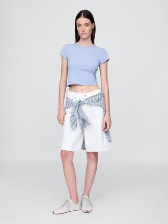 Camiseta de algodão para bebê