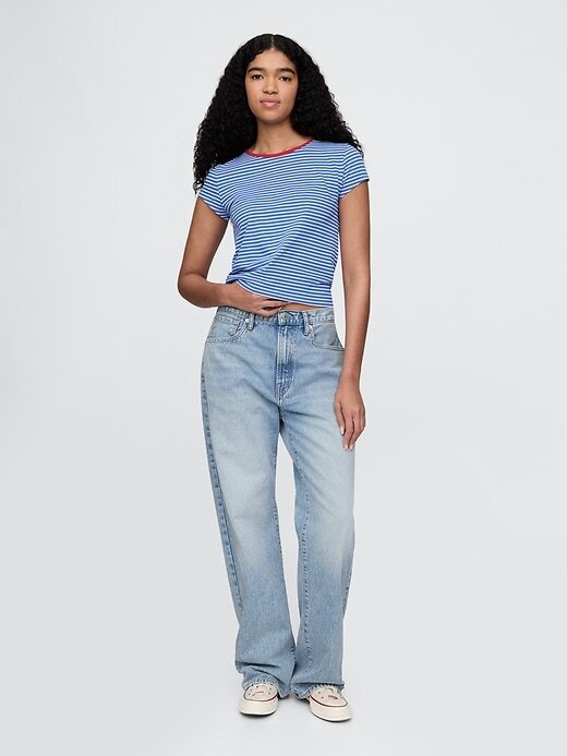 Camiseta de algodão para bebê Camiseta de algodão para bebê