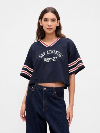 Camiseta de malha de algodão orgânico