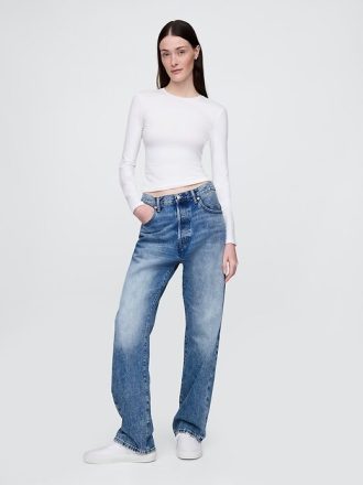 Camiseta de malha fechada