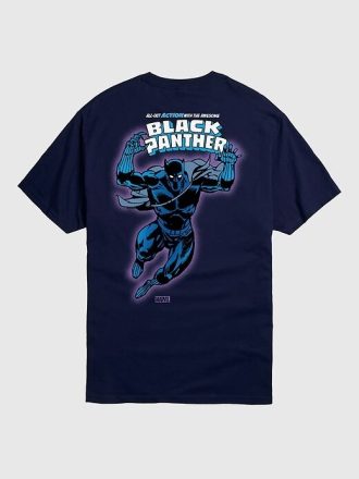 Camiseta de manga curta Marvel Pantera Negra