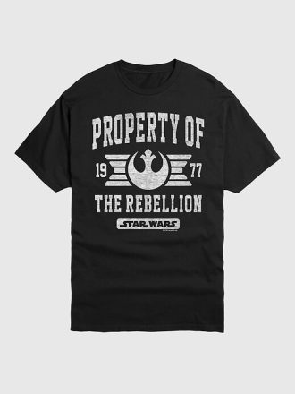 Camiseta de manga curta Star Wars Property of Rebellion