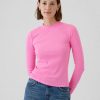 Camiseta Essential Rib Mockneck