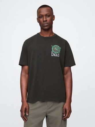 Camiseta estampada adulta do Philadelphia Eagles da NFL