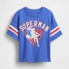 Camiseta estampada grande DC™ Superman para bebês e crianças pequenas Camiseta estampada grande DC™ Superman para bebês e crianças pequenas