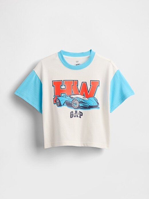 Camiseta estampada Hot Wheels grande para bebês e crianças pequenas Camiseta estampada Hot Wheels grande para bebês e crianças pequenas
