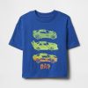 Camiseta estampada Hot Wheels grande para bebês e crianças pequenas