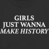Camiseta estampada infantil “Just Wanna Make History”