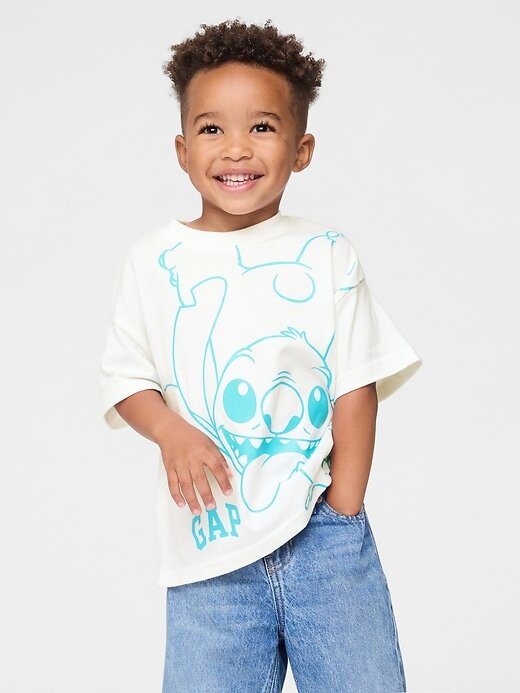 Camiseta estampada Lilo & Stitch para bebês e crianças pequenas Camiseta estampada Lilo & Stitch para bebês e crianças pequenas