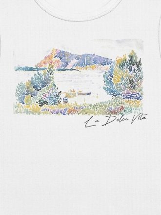 Camiseta estampada para bebê La Dolce Vita