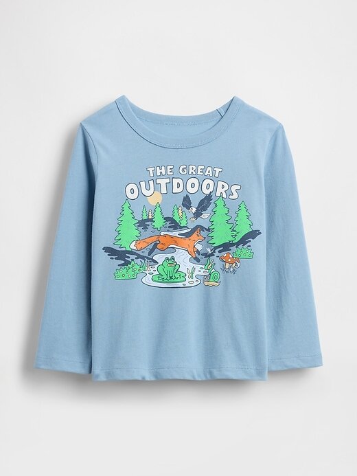 Camiseta estampada para bebês e crianças pequenas Camiseta estampada para bebês e crianças pequenas