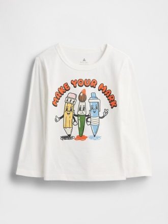 Camiseta estampada para bebês e crianças pequenas