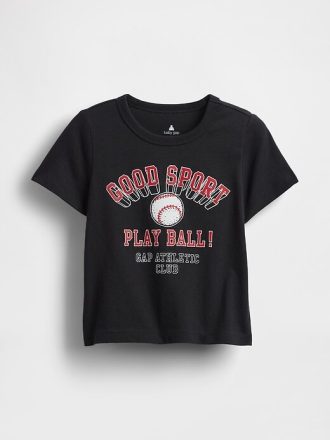 Camiseta estampada para bebês e crianças pequenas