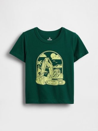 Camiseta estampada para bebês e crianças pequenas
