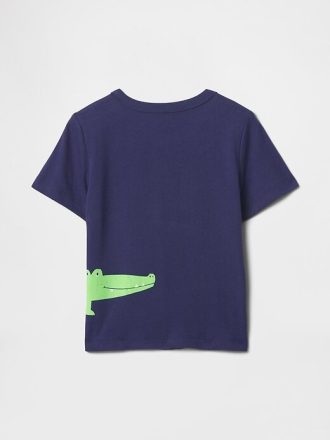 Camiseta estampada para bebês e crianças pequenas