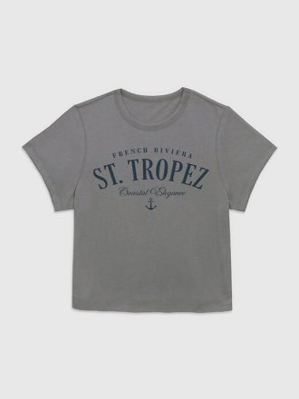 Camiseta estampada St Tropez para bebê