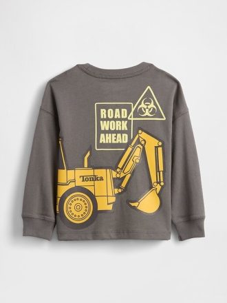 Camiseta estampada Tonka para bebês e crianças pequenas