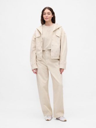 Camiseta Gap × BÉIS Algodão Orgânico VintageSoft Crop Graphic