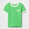 Camiseta Gap Ringer para acampamento de bebês e crianças pequenas