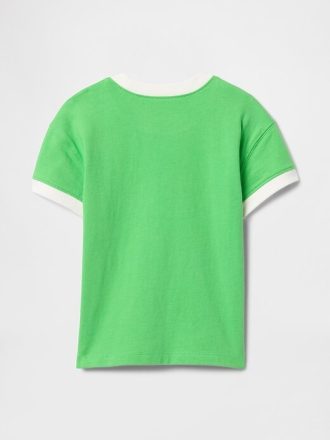Camiseta Gap Ringer para acampamento de bebês e crianças pequenas