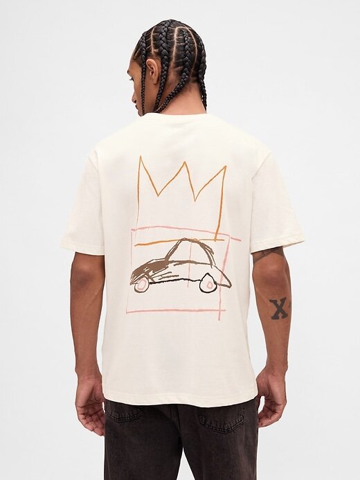 Camiseta gráfica Basquiat Camiseta gráfica Basquiat