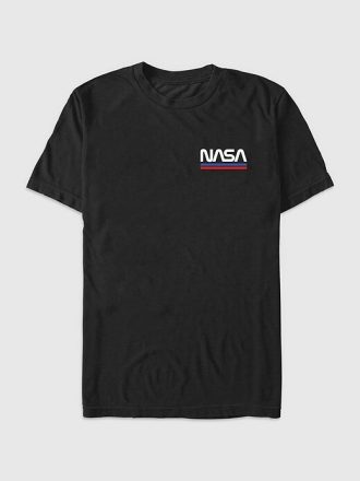 Camiseta gráfica com o logotipo da NASA