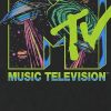 Camiseta gráfica com o logotipo do espaço da MTV