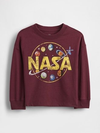 Camiseta gráfica da NASA para bebês e crianças pequenas