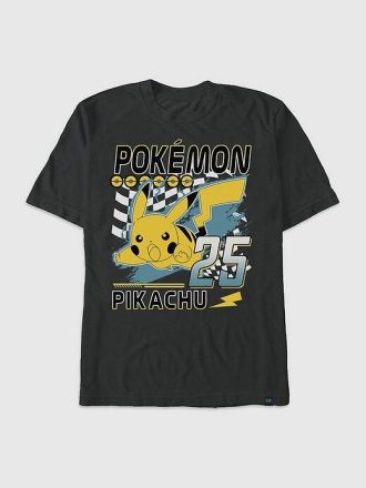 Camiseta gráfica de corrida Pokémon Pikachu