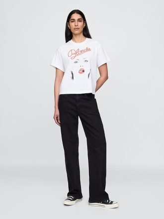 Camiseta gráfica descontraída