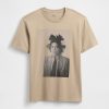 Camiseta gráfica descontraída Basquiat