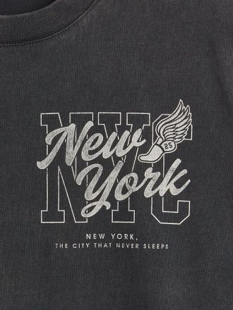 Camiseta gráfica descontraída de Nova York