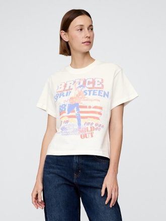 Camiseta gráfica descontraída do Bruce Springsteen