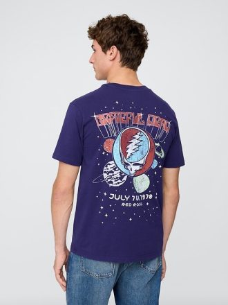 Camiseta gráfica descontraída do Grateful Dead