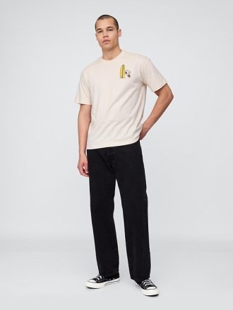 Camiseta gráfica descontraída do Snoopy