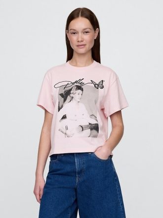 Camiseta gráfica descontraída Dolly Parton