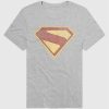Camiseta gráfica desgastada do Superman