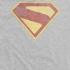 Camiseta gráfica desgastada do Superman
