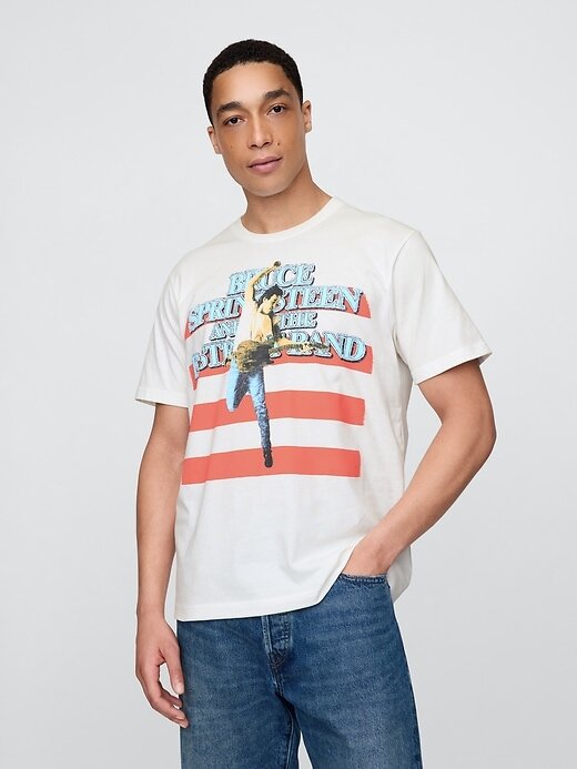 Camiseta gráfica do Bruce Springsteen Camiseta gráfica do Bruce Springsteen