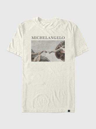 Camiseta gráfica grande Michelangelo Creation
