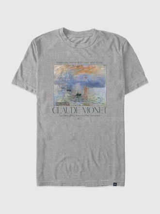 Camiseta gráfica grande Monet Sunrise