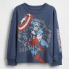 Camiseta gráfica Marvel para bebês e crianças pequenas